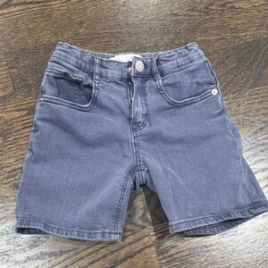 Zara Kids Dark Blue Denim Shorts
